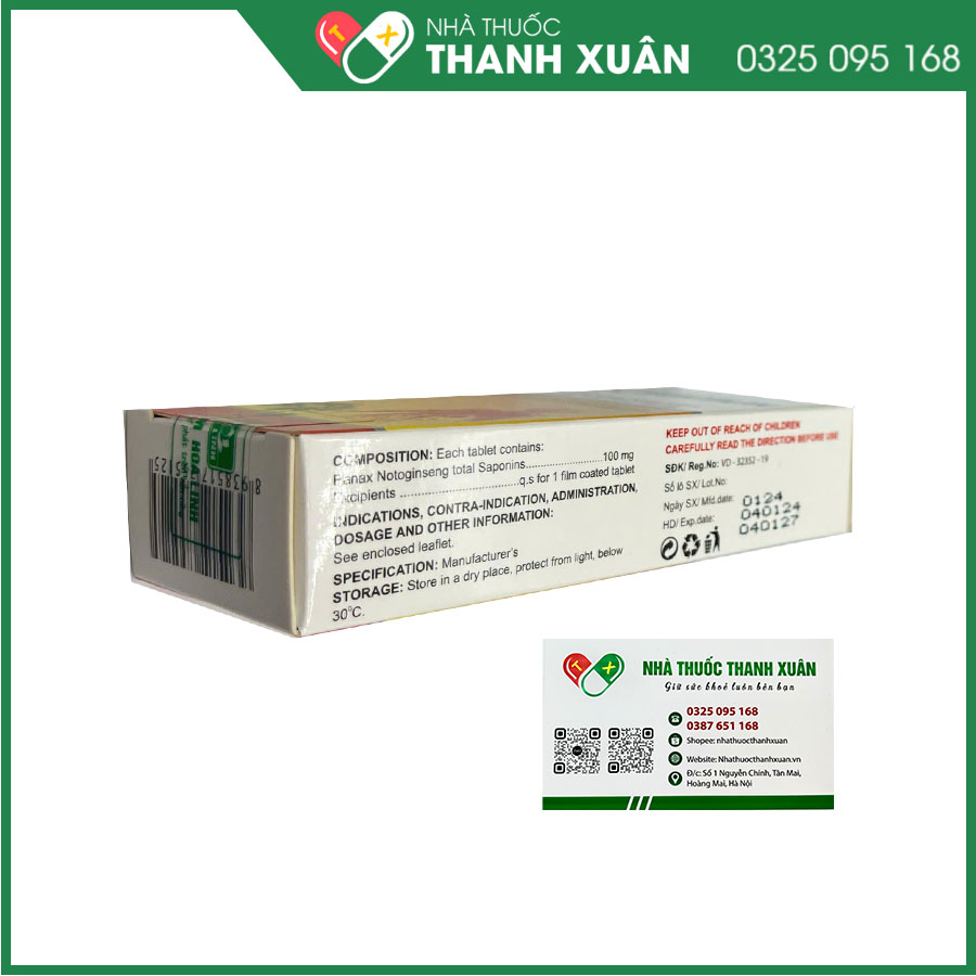 Miacolin tăng cường tuần hoàn máu